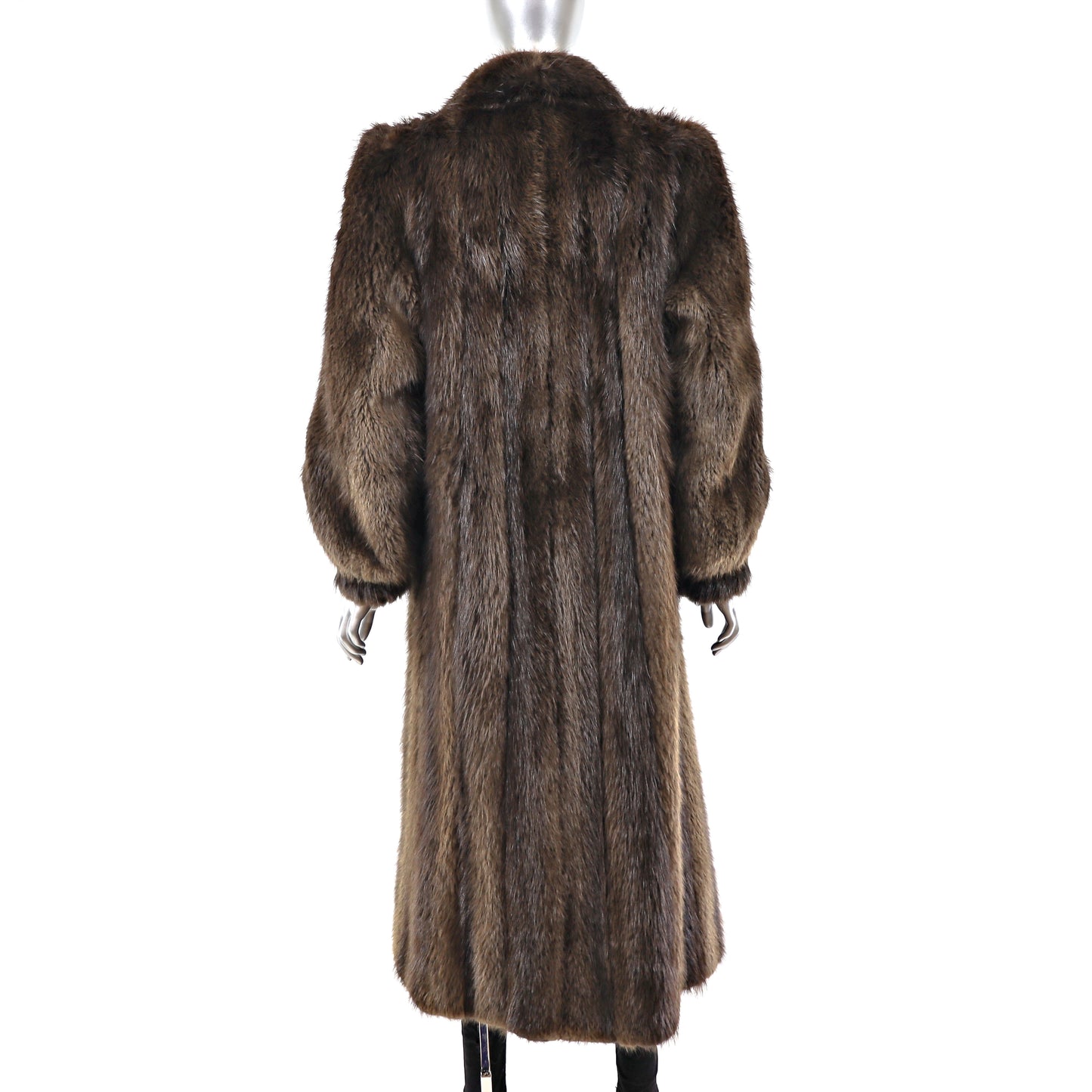 Long Hair Beaver Coat- Size S