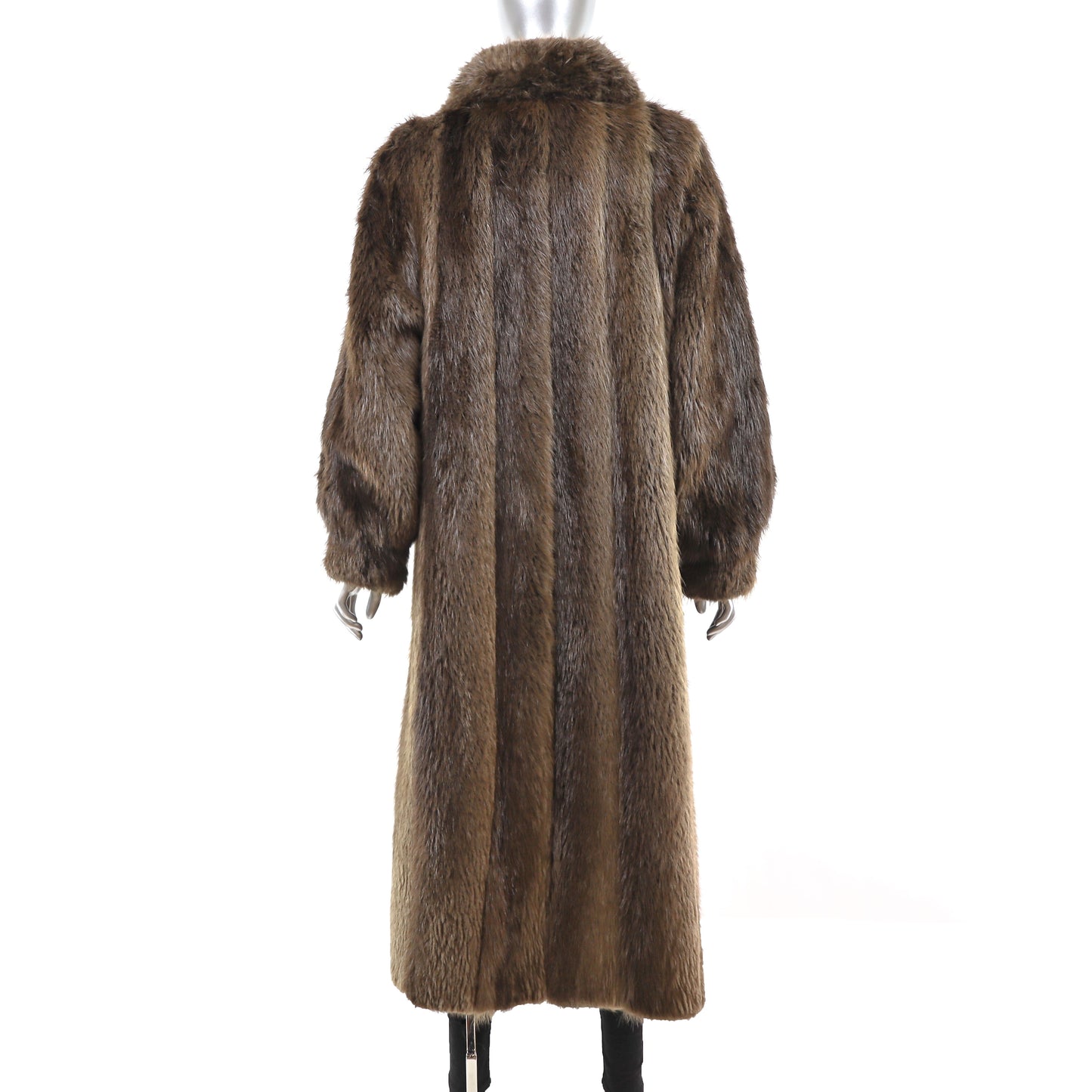 Long Hair Beaver Coat- Size M