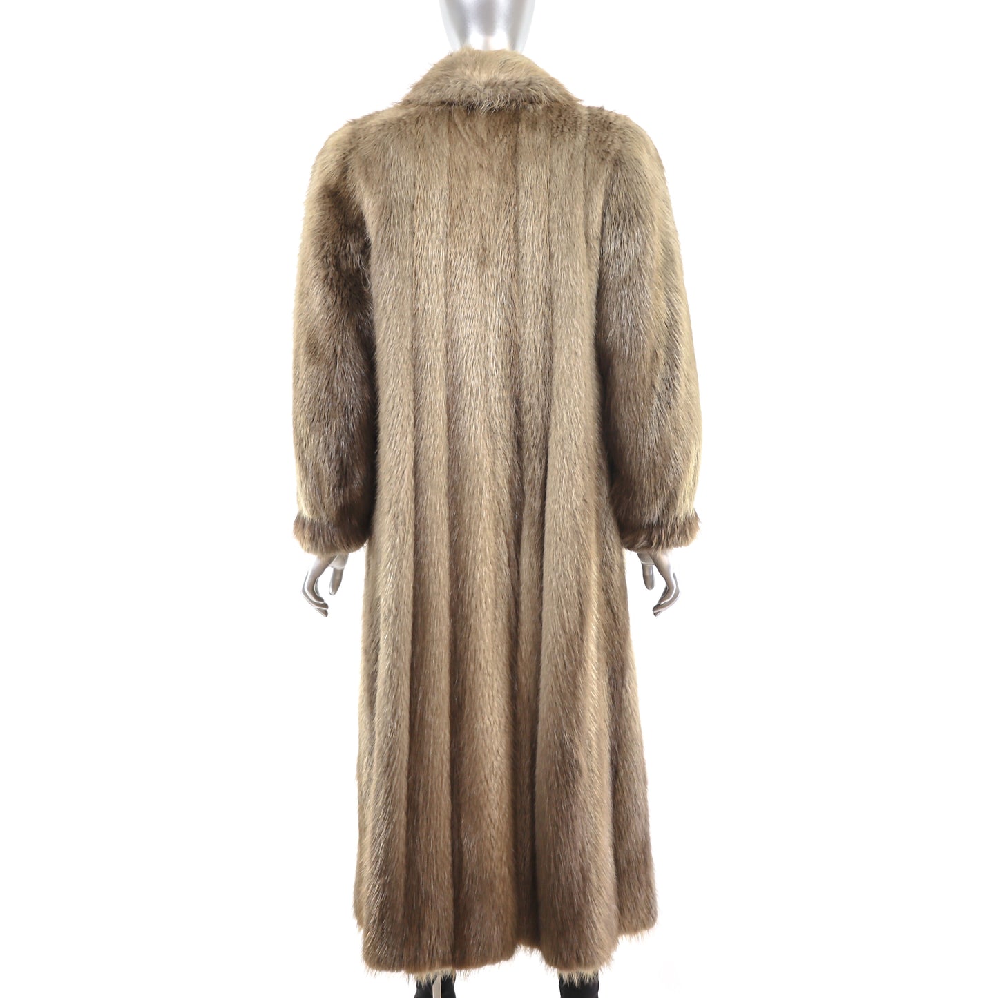 Long Hair Beaver Coat- Size M