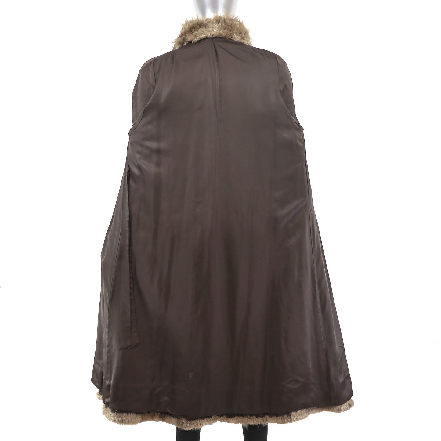 Long Hair Beaver Coat- Size M