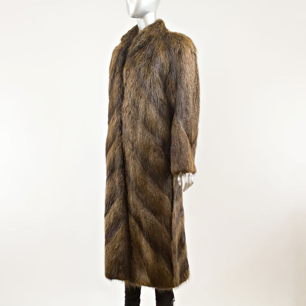 Beaver Coat - Size S (Vintage Furs)