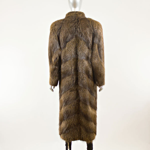 Beaver Coat - Size S (Vintage Furs)