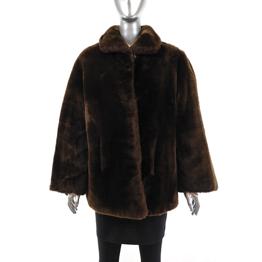 Sheared Beaver Jacket- Size M