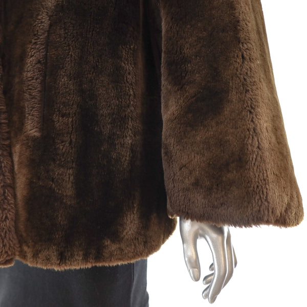 Sheared Beaver Jacket- Size M