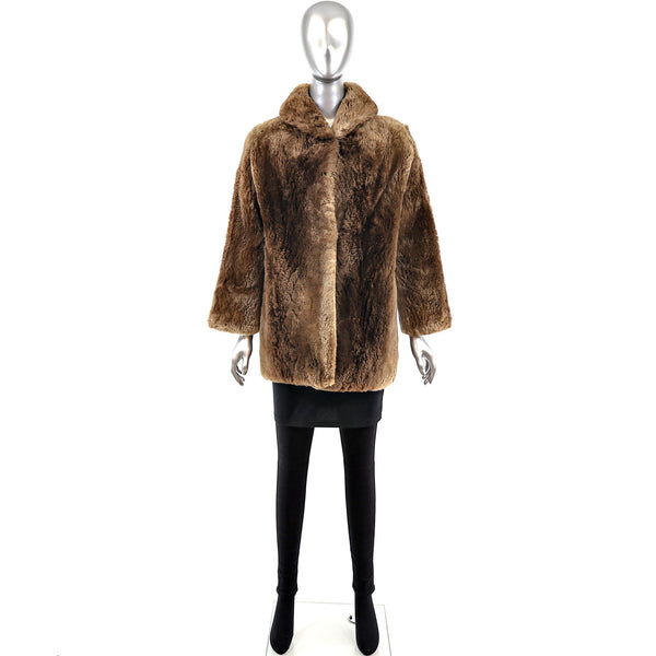 Sheared Beaver Jacket- Size M
