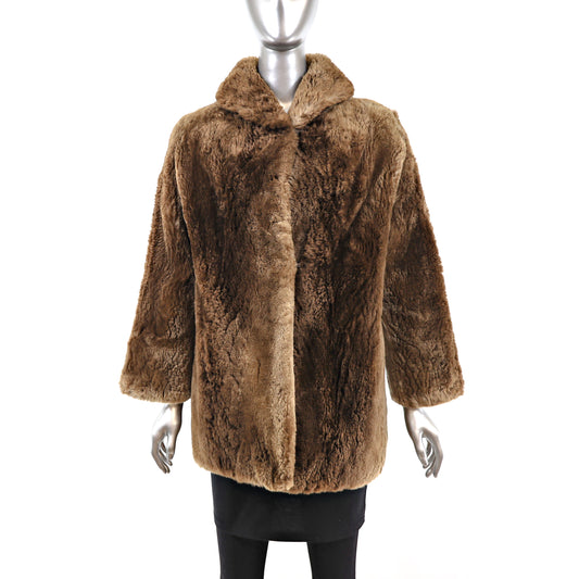 Sheared Beaver Jacket- Size M