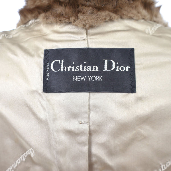 Christian Dior Sheared Beaver Jacket- Size XXL
