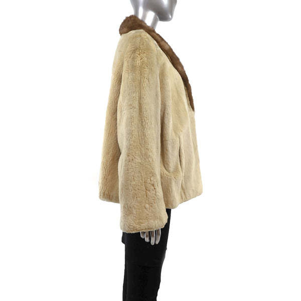 Christian Dior Sheared Beaver Jacket- Size XXL