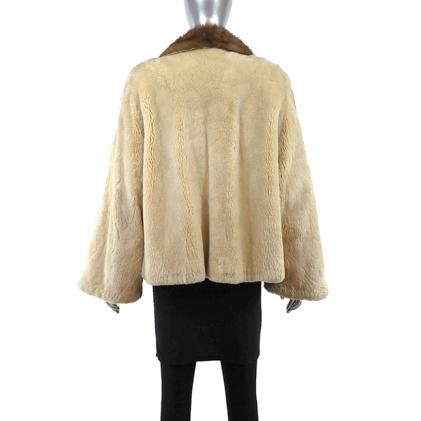 Christian Dior Sheared Beaver Jacket- Size XXL