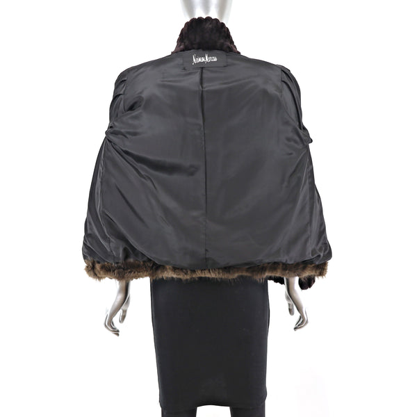 Neiman Marcus Beaver Jacket- Size M