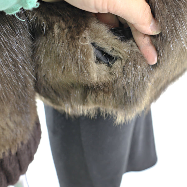 Neiman Marcus Beaver Jacket- Size M