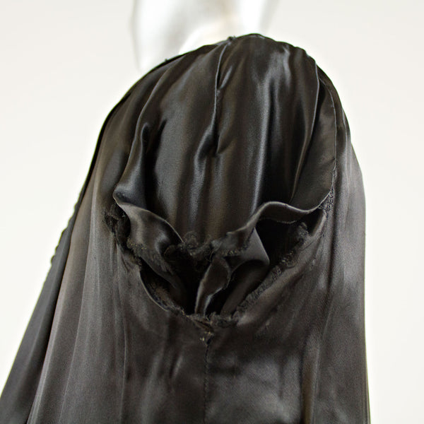 Black Persian Lamb Jacket - Size M-L (Vintage Furs)
