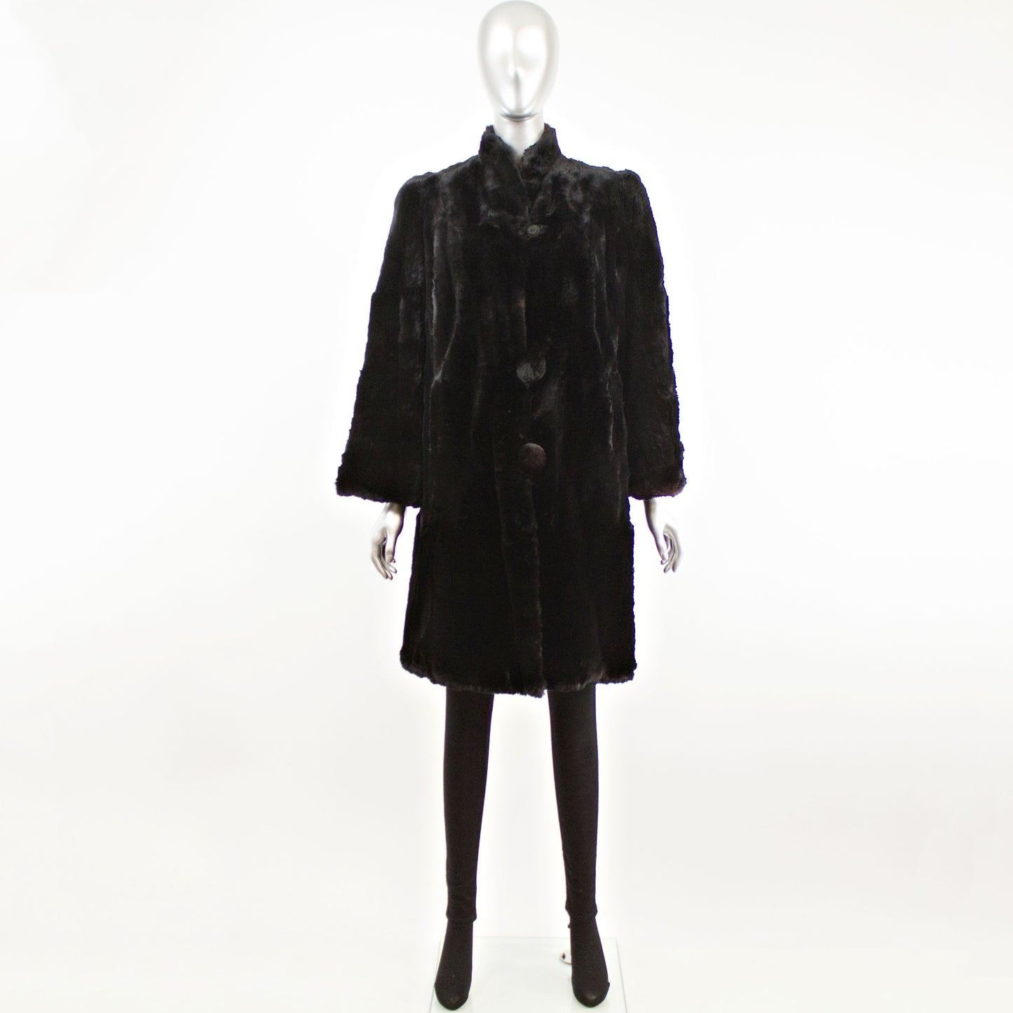 Black Rabbit 3/4 Coat- Size M
