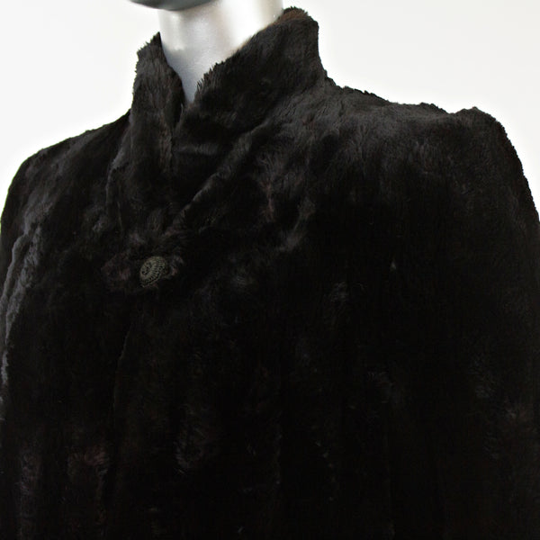 Black Rabbit 3/4 Coat- Size M