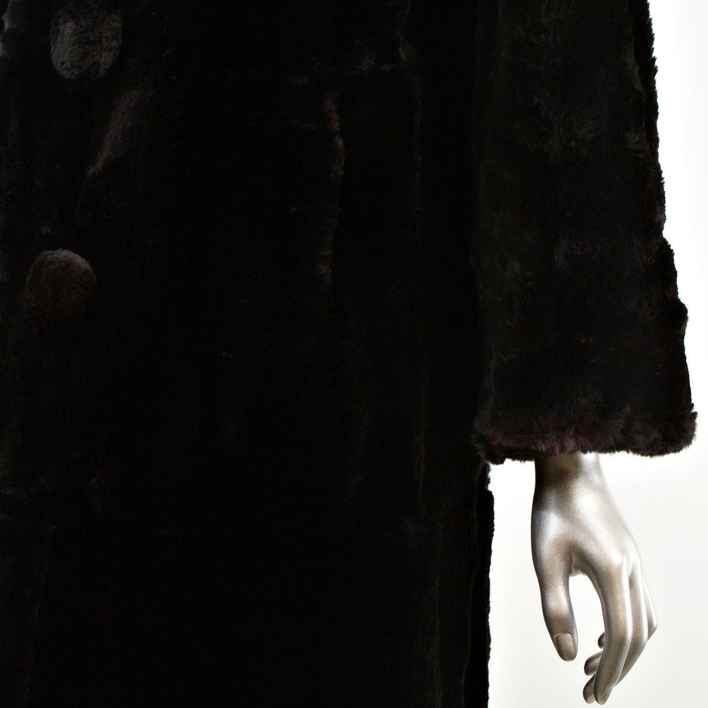 Black Rabbit 3/4 Coat- Size M
