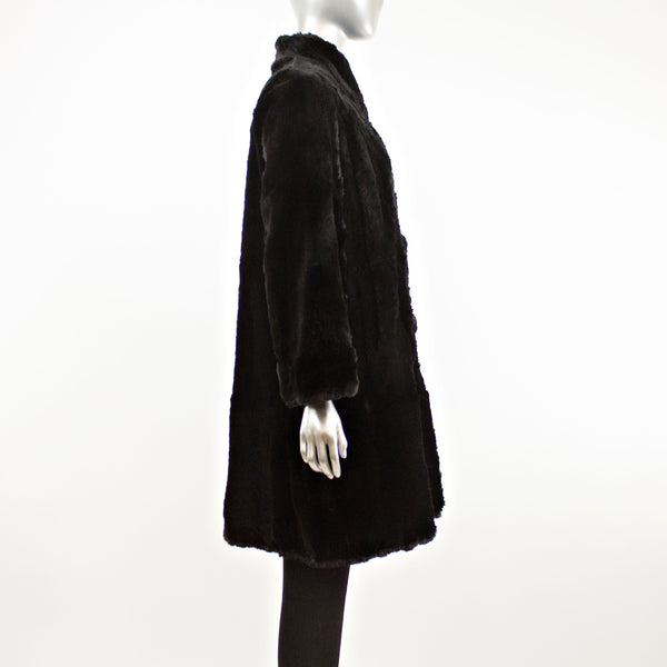 Black Rabbit 3/4 Coat- Size M