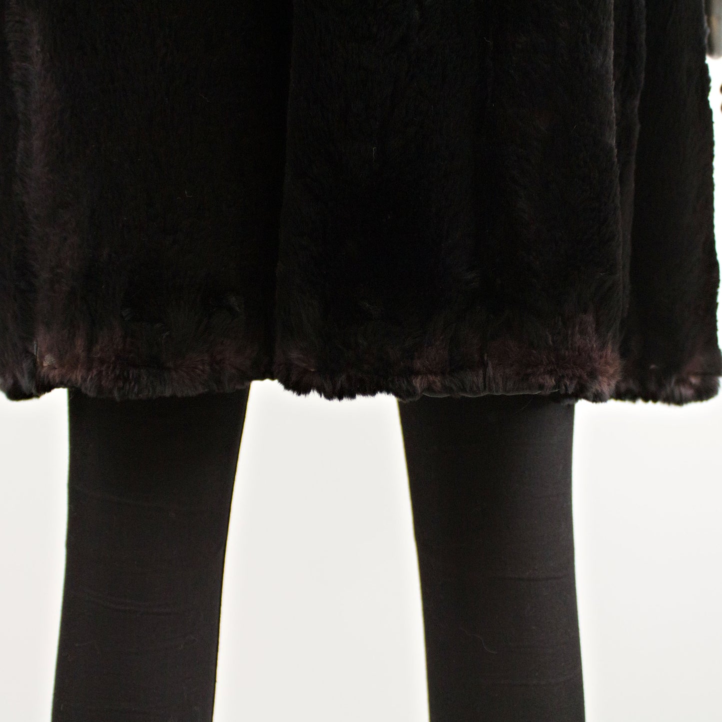 Black Rabbit 3/4 Coat- Size M