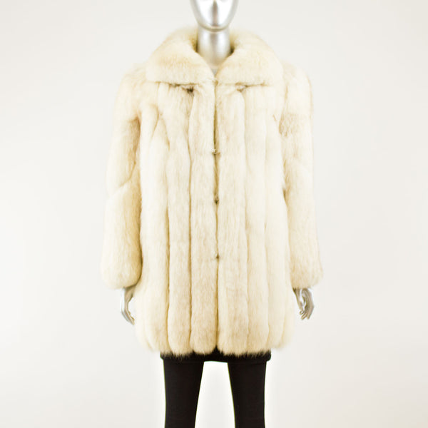 Blue Fox 3/4 Coat- Size M (Vintage Furs)