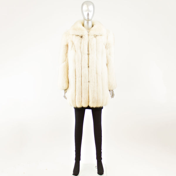 Blue Fox 3/4 Coat- Size M (Vintage Furs)
