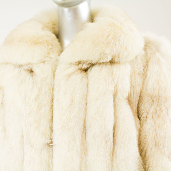 Blue Fox 3/4 Coat- Size M (Vintage Furs)