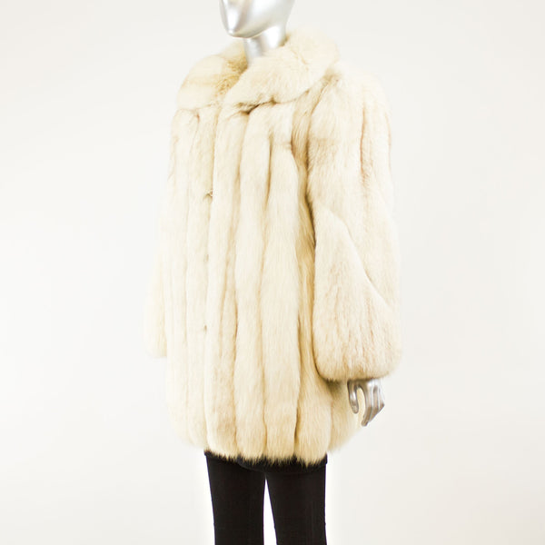 Blue Fox 3/4 Coat- Size M (Vintage Furs)