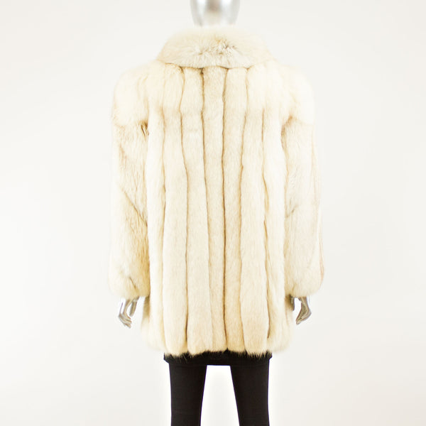 Blue Fox 3/4 Coat- Size M (Vintage Furs)