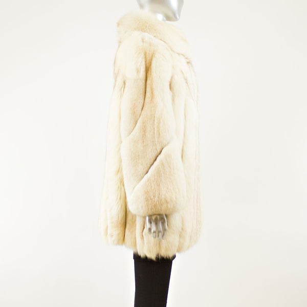 Blue Fox 3/4 Coat- Size M (Vintage Furs)