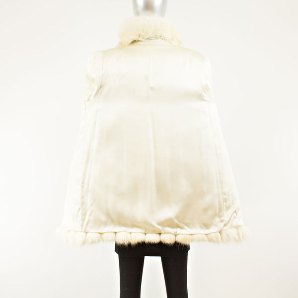 Blue Fox 3/4 Coat- Size M (Vintage Furs)