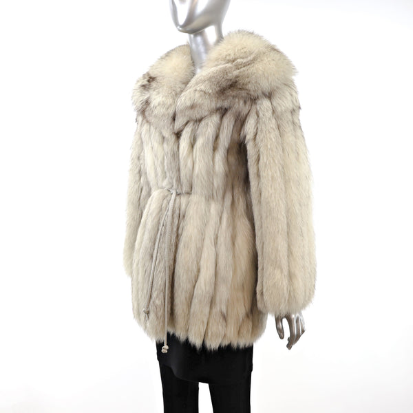 Blue Fox Jacket- Size S