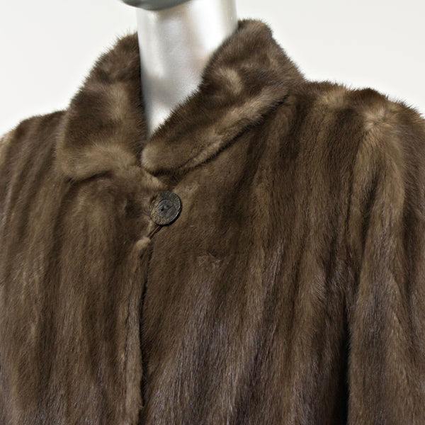 Blue Iris Mink Coat- Size S (Vintage Furs)