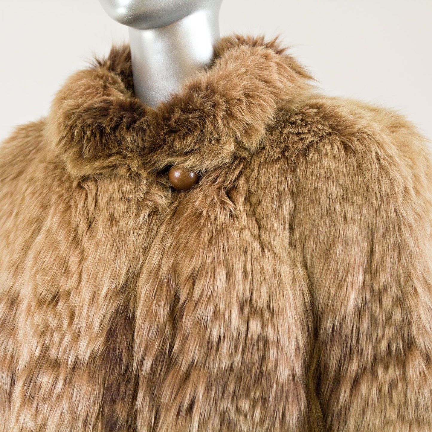 Brown Fox Coat - Size M