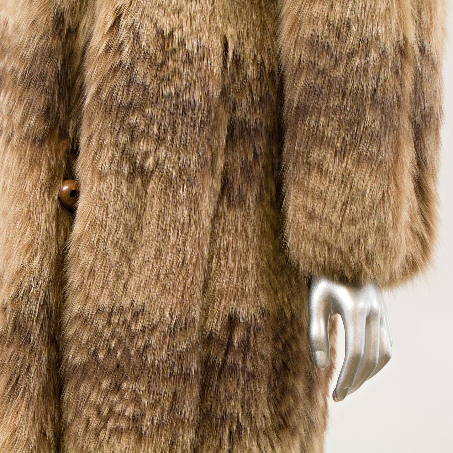 Brown Fox Coat - Size M