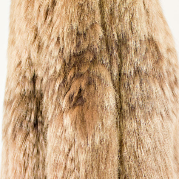 Brown Fox Coat - Size M (Vintage Furs)