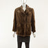 Brown Sheared Beaver Jacket - Size M (Vintage Furs)