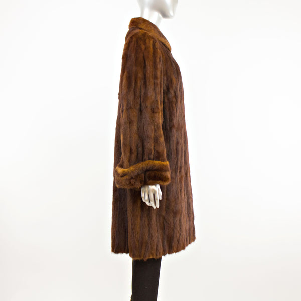 Chinese Mink Coat- Size M (Vintage Furs)