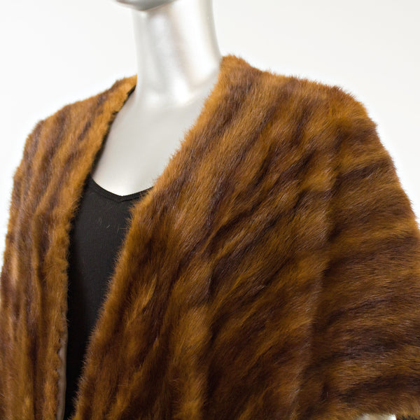 Chinese Mink Stole- Free Size (Vintage Furs)