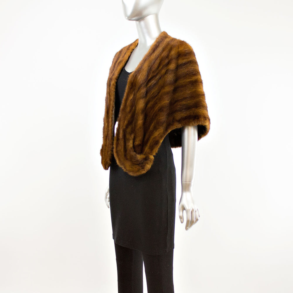 Chinese Mink Stole- Free Size (Vintage Furs)