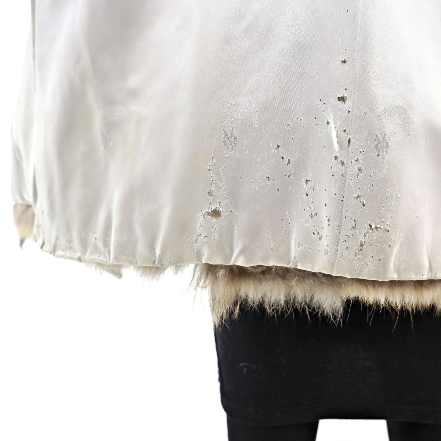 Coyote Jacket with Fox Trim- Size L