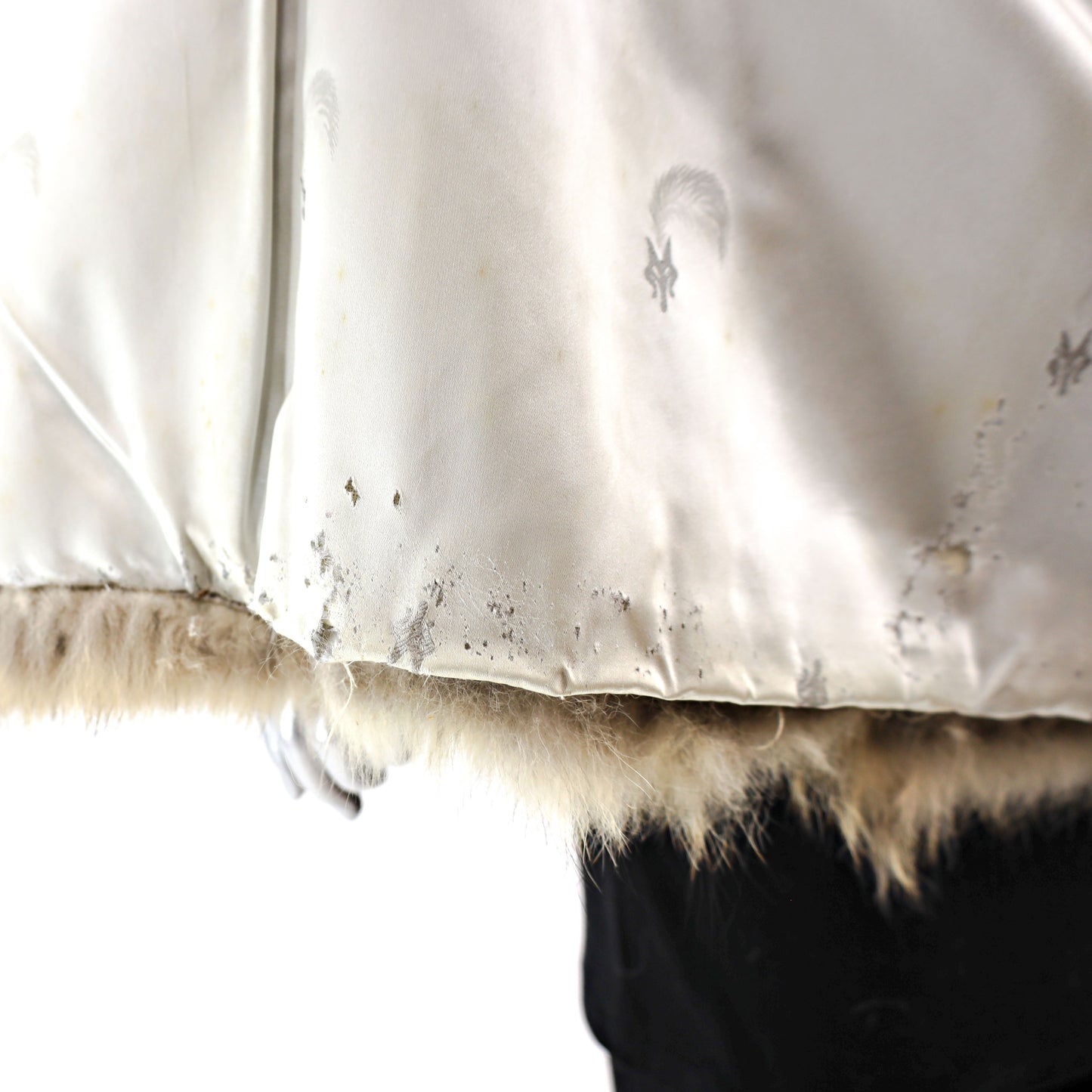 Coyote Jacket with Fox Trim- Size L