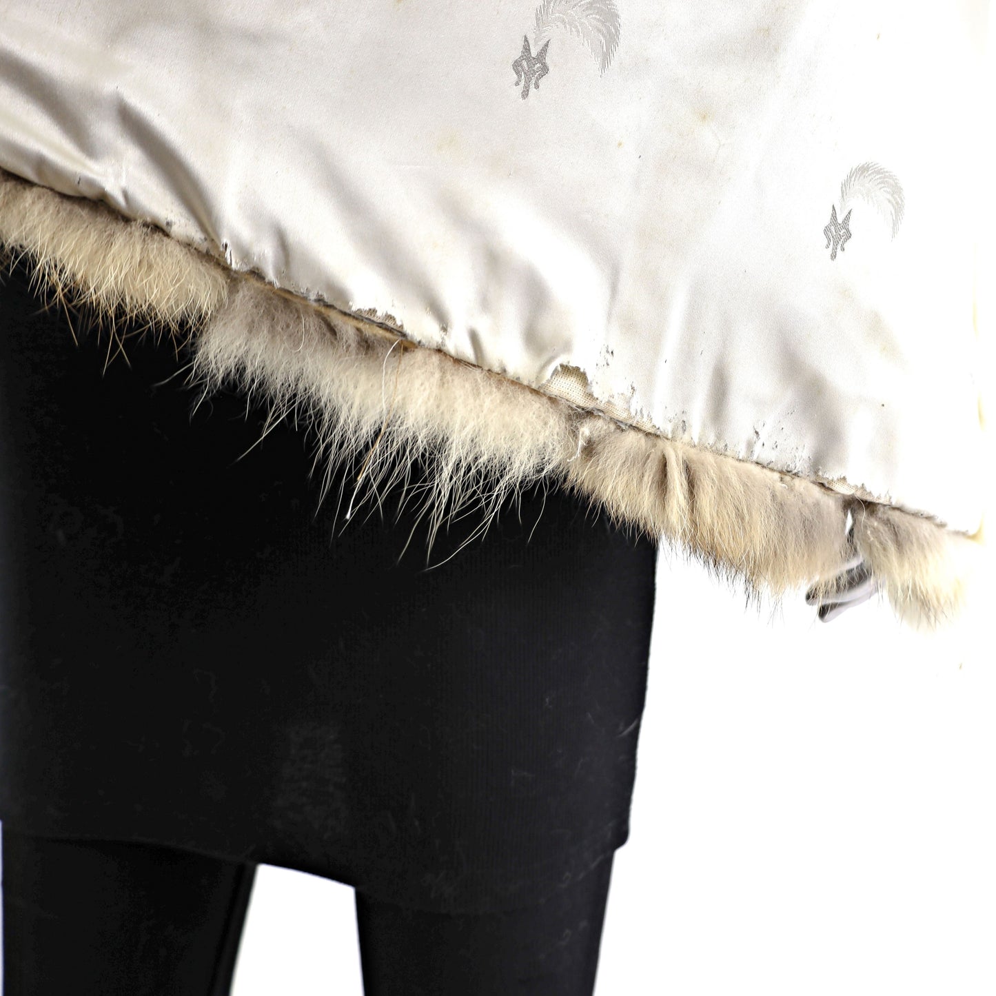 Coyote Jacket with Fox Trim- Size L