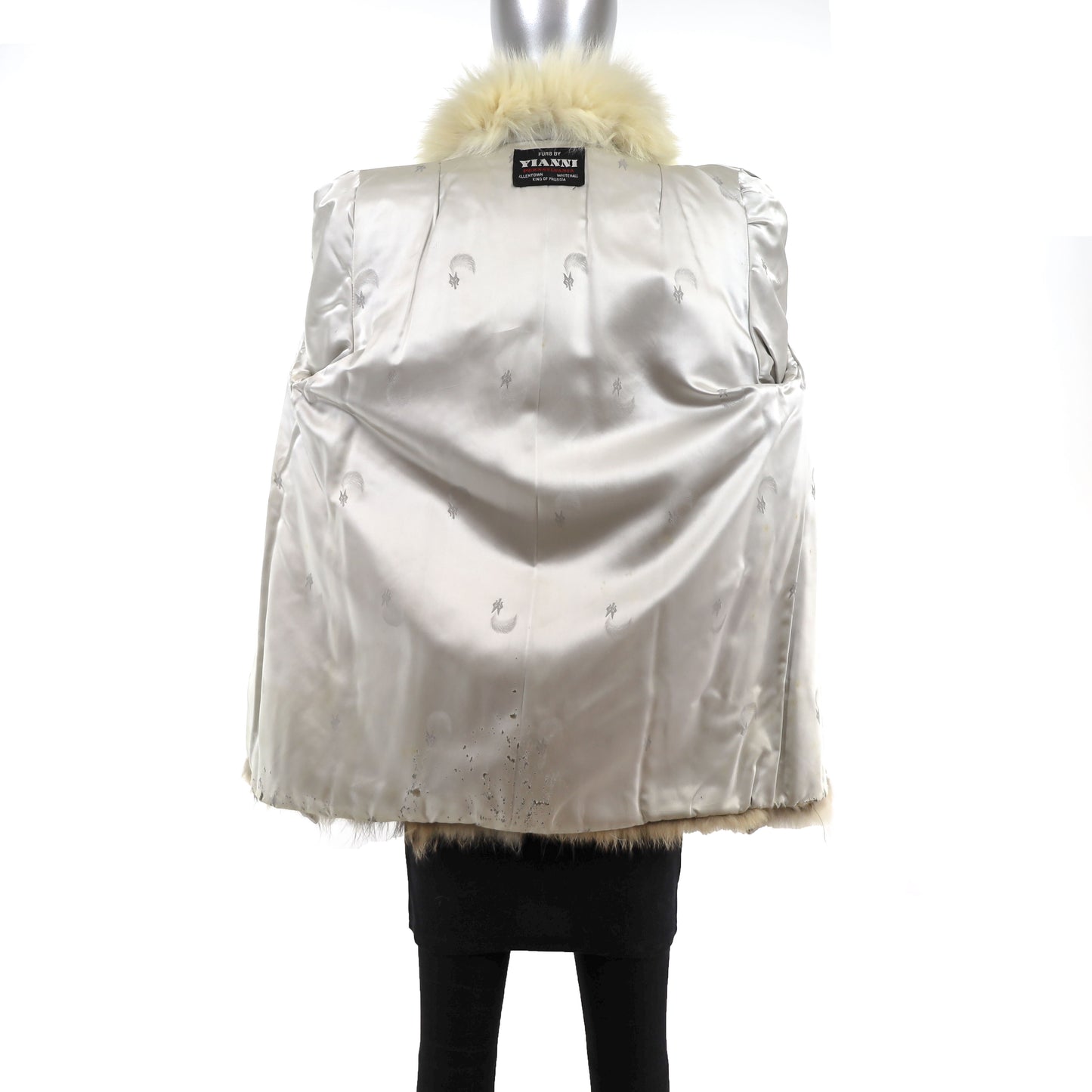 Coyote Jacket with Fox Trim- Size L