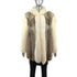 Coyote Jacket with Fox Trim- Size L