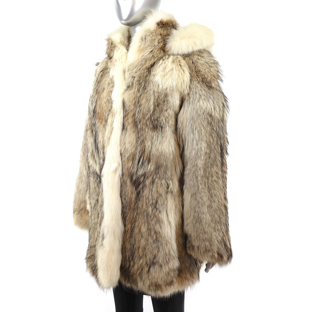 Coyote Fur Jacket- Size M-L