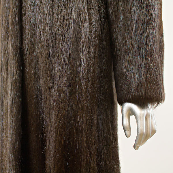 Dark Brown Nutria Coat - Size M ( Vintage Furs)