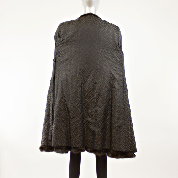 Dark Mahogany Mink Coat- Size M (Vintage Furs)