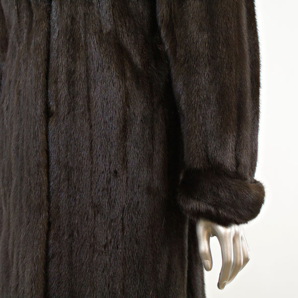 Dark Mahogany Mink Coat- Size S (Vintage Furs)