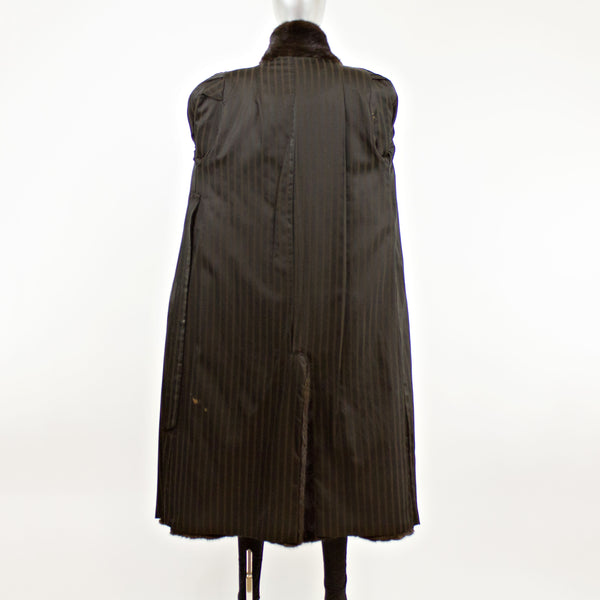 Dark Mahogany Mink Coat- Size S (Vintage Furs)