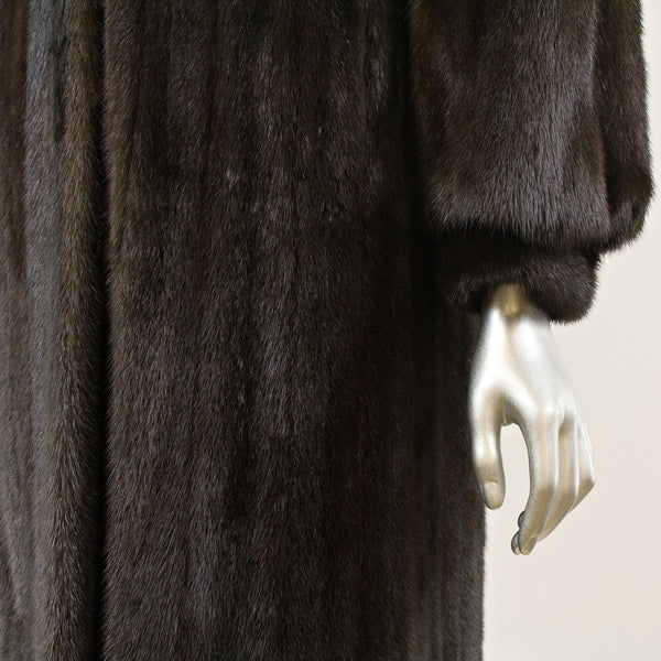 Dark Mahogany Mink Coat - Size M (Vintage Furs)