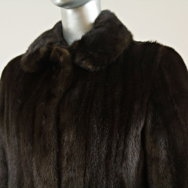 Dark Mahogany Mink Coat  - Size S (Vintage Furs)