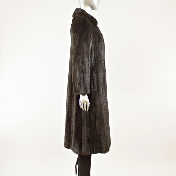 Dark Mahogany Mink Coat  - Size S (Vintage Furs)